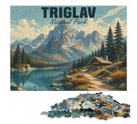 Triglav National Park Wooden Puzzle for Adults, 500 Pieces | Colour and shape sorting - a practical indoor pastime on quiet evenings.