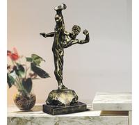 TriGold Modern Sculpture,Bruce Lee Statue For Home Decor,Small Kung Fu Figurine Decorative Object-Bronze 26cm
