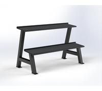 Trigon 2 Tier Kettlebell Rack (1.25m)