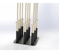 Trigon Barbell Flat Rack Holder, 9 Bar Holder