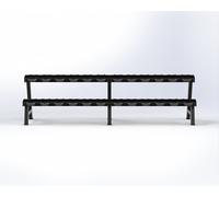 Trigon Dumbbell Rack, 2.5m (12 Pair)