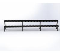 Trigon Dumbbell Rack, 3.75m (18 Pair)