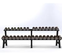 Trigon Hex Dumbbell Rack, 2.5M Rack