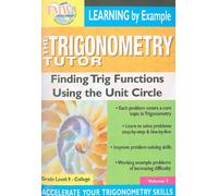 Trigonometry Tutor Series: Learning By Example - Triginometry: Finding Trig Using the Unit Circle [DVD] [Region 1] [US Import] [NTSC]