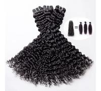 TRIIPPY Raw Cambodian Human Hair Curly Bundles,Deep Wave Bundles,Triple Lifespan Than Regular Virgin Hair,The Same Quality As Boutique Stores,No.1 Raw Hair Brand On Amazon(3 Bundles,26 26 26 Inches)