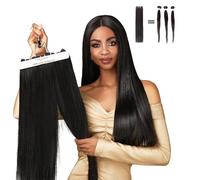 TRIIPPY Raw Cambodian Human Hair Straight 3 Bundles,Triple Lifespan Than Regular Virgin Hair Bundle,No.1 Sales Of Raw Hair,Keep Silky And Bone Straight After Multiple Washes(24 24 24 Inches)