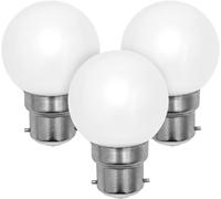TRIJZHOU 3 Pack B22 LED Light Bulbs 3W Equivalent to 30W Halogen Warm White 3000k Not Dimmable 260 Lumen AC 220-240Volt Beam Angle Energy Saving B22 Base Bulb