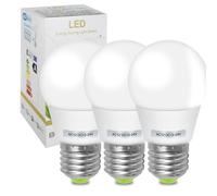 TRIJZHOU E27 Screw LED Light Edison 12V Low Voltage Lamp, 30W Equivalent, 3000K Warm White 280Lumens LED Bulbs 3W, G45 ES Golf Ball Lightbulbs for Marine Boat RV Camper, Not Dimmable, 3 Pack