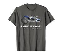 Trike Loud N' Fast Beautiful Trike Kings Design T-Shirt, Men, Asphalt Grey, XX-Large
