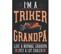 Trike Motorcycle Gift Three Wheeler Bike Good: Lined College Ruled Paper Journal Notebook Planner with 6x9 inches, 100 Pages