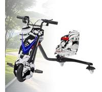 Trike with Rear Casters, Kids Drift Trike, Ride on Tricycles with Swivel, Slide, and 360° Drift Features, Crazy Kart for Outdoor Drifting