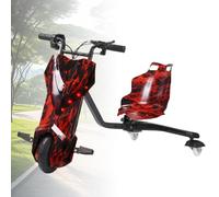 Trike with Rear Casters, Kids Drift Trike, Ride on Tricycles with Swivel, Slide, and 360° Drift Features, Crazy Kart for Outdoor Drifting