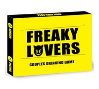 Trikendou Couple Drinking Game for Date Night to Test Your Freak, Fun Couple Game for Romantic Anniversary & Valentines Birthdays Gift (Freaky Lovers)