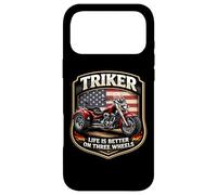 Triker Life Is Better On Three Wheels Motorbike Biker USA Case for iPhone 17 Pro Max