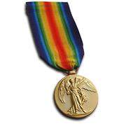 Trikoty Victory Medal WW1 British & Imperial Forces Campaign 1914-1919 Military Award for | Army | Navy | RAF | Replica