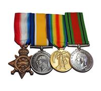 Trikoty WW1 Medals 1914-15 Star British War Victory & Defence medal Royal Navy Army Armed Forces Gift