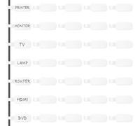 Trilancer Cable Cord Labels Large Size, for Organizing Wires and Identification, White Handwriting Cable Tags, Reusable with Multiple Uses - 35 PCS