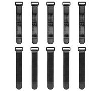 Trilancer Elastic Cinch Straps with Anti-Slip Strips, 15cm x 2.5cm (10 Pack) Heavy Duty Multipurpose Straps for Extension Cords, Cables, Ropes,Hoses, Bike,Pant Garters,Garage and Workshop