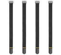 Trilancer Elastic Cinch Straps with Anti-Slip Strips, 24 "x 2" (4 Pack) Multipurpose Hook and Loop Bundling Straps for Hose, Cords, Bike, Luggage, Camping, Yoga Mats
