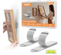 Trilancer Picture Hanging Strips Heavy Duty, 30 Pairs (60 Strips, Large) Damage-Free Adhesive Wall Hanging Strip for Picture Frame,Wall Art, Decoration,No Nail or Tool,Clean Removal for Smooth Surface