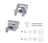 Trilateral Arranged Toilet Seat Center Calm Ending Technology Unchanging Steel Durability Easy Mounting Bathroom Modernization Essential Coating Admixture Toilet Center