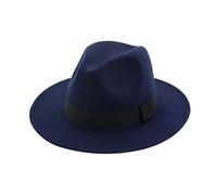 Trilby Hats for Women Men Classic Foldable Breathable Lightweight Bowler Cap Formal Built-in Adjustable Strap Sl lack Band Fascinator Sun Hat Durable Faux Fur Cowboy Caps for Outdoor