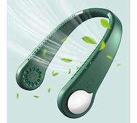 TRILINK Portable Bladeless Neck Fan with 360° Airflow, Mini USB Rechargeable Electric Fan, Personal fan Hands Free Wearable Neckband Small Fans Cooling Quiet for Kids Home Office Travel Sports Outdoor