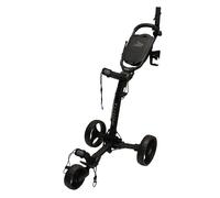 TriLite 3 Wheel Folding Golf Push Trolley + FREE Travel Bag & Umbrella Holder