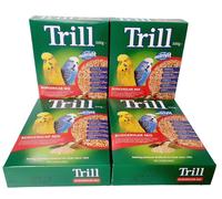 Trill Nutrivit Complete Budgie Food With Vitamins 500g EACH 4 Pack Birds Parrot