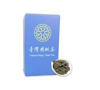 Trilliant-Fomsa Tea Classical Dongding oolong, roasted high mountain tea, hand-picked roller leaves, loose leaf, gift pack 4 oz, baked honey & tropical floral scents.