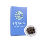 Trilliant-Fomsa Tea, Dark roasted oolong, Taiwan black oolong, loose tea leaf, strong tea, gift pack 4 oz, black coffee note, dark chocolate and sour orange scents.