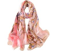 Trillion London® Silk Shawl Birthday Gifts for Women - Designer Silk Scarf | 180x90cm Large Wrap, Soft & Lightweight, Smooth Finish, Perfect for Spring, Summer, Autumn & Layering in Winter