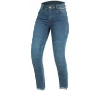 Trilobite Downtown Ladies Motorcycle Jeans, blue, size 28 32 for Women