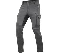 Trilobite Acid Scrambler Doublelayer Motorcycle Jeans, grey, size 32 40 for Men