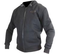 Trilobite Binder Motorcycle Zip Hoodie, black/anthracite, size M