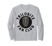 Trilobite Enthusiast Vintage Circle Logo Fossil Club Design Long Sleeve T-Shirt