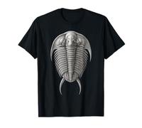 Trilobite Fossil Ancient Arthropod Dorsal View Paleontology T-Shirt