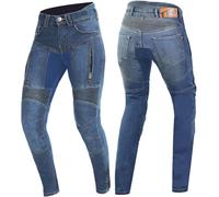 Trilobite Parado Blue Monolayer Slim Ladies Motorcycle Jeans, blue, size 32/34