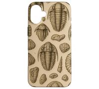 Trilobites Fossils and Rocks Pattern for Fossil Hunters Case for iPhone 16 Plus