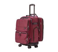 Trilogy Modular System I Modular 4-Wheel Spinner Carry-on, with Two Zip-Off Bags! All 3 are Expandable! You get 3 Bags in 1! Mix and Match; take Apart to fit Crowded Airplane Spaces (Zinfandel)