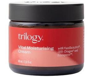 Trilogy Vital Moisturising Cream, Anti-Ageing Face Cream, 2 Fl Oz | Day & night hydration targets fine lines & wrinkles with 2% Rosapene, 1% VanilleActiv2 & IBR-Dragon, dermatologist tested