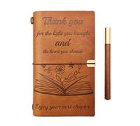 TRILVIX Engraved Leather Journal with Pen - Retirement Gift for Woman, Retirement Gifts for Men, Retirement Journal for Coworkers, Bosses, Teacher, Coworker Leaving Gifts, Going Away and Farewell Gift