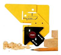 Trim 45 Carpentry Aid, 45 Degree Miter Angle Marker and Adjustable Spacing Guide, Precision Measuring and Miter Marking Woodworking Tool for Window Door Installation