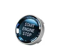 Trim Cover Compatible With BMW E87 E83 2005 2006 2007 2008 2009 2010 Car Engine Start Button Ignition Cover Stop Switch Accessories(Silver)