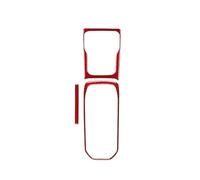 Trim Interior Decal For Jeep For Gladiator 2020-2023 Car Interior Gear Handbrake Panel Carbon Fiber Trim Sticker Trim Auto Parts(Set red)