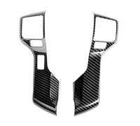 Trim Interior For 4Runner 2010+ ABS Car Interior Steering Wheel Button Switch Decoration Cover Frame Trim Stickers Accessories Strips Moulding(Carbon Fiber Grain A)