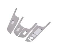 Trim Interior For CRV 2012 2013 2014 2015 2016 Car Sticker Stainless Steel Inside Door Audio Speak Sound Ring Trim Frame Strips Moulding(Glass Lift)