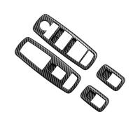 Trim Interior For Dodge For Durango 2011 2012 2013 2014-2024 Carbon Fiber Style Window Lift Trim Switch Panel Cover Decoration Strips Moulding
