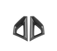 Trim Interior For For Ranger For Wildtrak T9 2023 2024 Carbon Fiber Interior Overlay Covers Upgrade Inner Decoration Parts LHD RHD Available Car Interior Decoration(Central Cover 1)