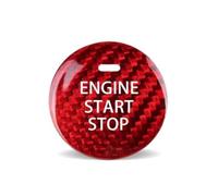 Trim Interior Strip Compatible With Mazda For CX-3 CX-5 CX-9 MX-5 Keyless Engine Start Stop Push Button Cover Sticker Car Accessories(Red)